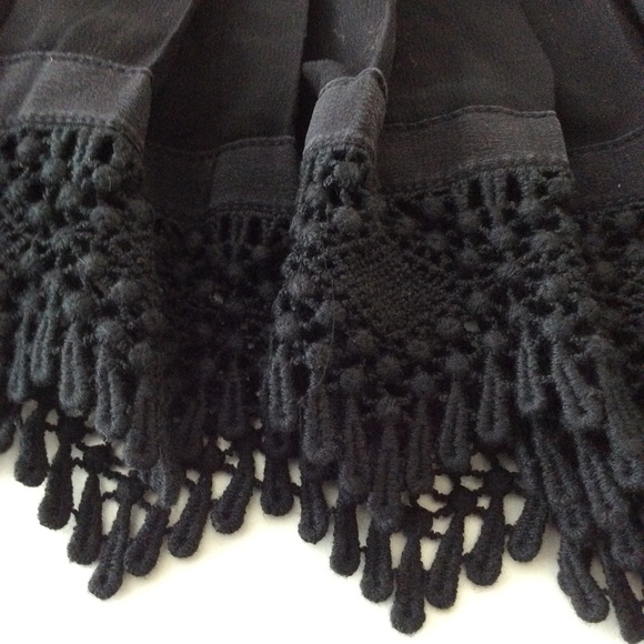 Tory Burch Sydney Black Pleated Silk Dress - Picture 13 of 16